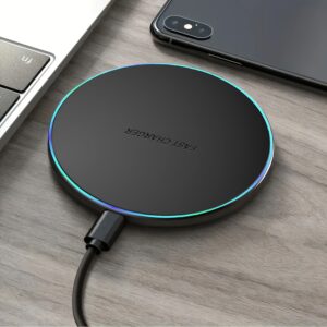 Carregador Sem Fio para Celular em Forma de Disco