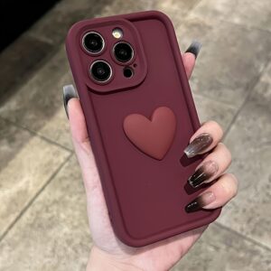 Capinhas de telefone à prova de choques com um design 3D cardióide quente estão disponíveis para vários modelos de Iphone, incluindo 16, 15, 14, 13, 12, 11, Pro, Plus, Pro Max, X, Xr, Xs, XS Max, 7 e 8.
