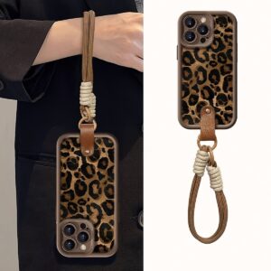 Estampa de Leopardo Marrom + Cordão