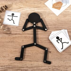 Brinquedo de mesa de madeira pequeno e versátil para desenvolvimento intelectual na educação, exercitando habilidades manuais e motoras finas, brinquedo interativo entre pais e filhos