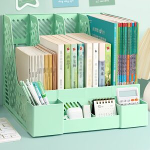 Organizador de Arquivos de Mesa 1pc com 4 Compartimentos, Material PP, Destacável, Caixa de Armazenamento de Suprimentos de Escritório e Classificação de Documentos que Economiza Espaço, Organizador de Mesa