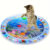 Tapete Interativo para Brincar de Gato com Peixe Flutuante – Tapete de Sensação de Água em PVC à Prova de Respingos para Gatos de Interior, Brinquedo de Chute para Alívio do Tédio, Sem Necessidade de Bateria