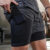 Shorts 2 Em 1 Para Homens, Shorts Casuais Para Corrida E Treino