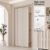 Cortina de Porta Dobrável Elegante Estilo Boêmio sem Varetas com Listras – Poliéster, Divisória Magnética para Sala de Estar, Quarto, Cozinha – Fácil Lavagem à Mão, Não Precisa de Energia, Decoração de Casa Versátil, Cortina Versátil | Tema Pastoral | Cortina Sem Forro, Cortinas para Sala de Estar
