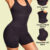 1 peça de Cinturão Modelador Feminino, Bodysuit Moldura Quadril Médio, Bodysuit Sem Costuras com Decote Quadrado, Levanta Bumbum Sem Costura, Modelador Corporal Completo