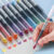 Pacote com 10 canetas esferográficas de secagem rápida e tinta neutra – Canetas de carbono de agulha de 0,5 mm – Perfeitas para estudantes!