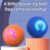 Brinquedo de bola interativo para cães com LED – Durável, recarregável por USB, reduz latidos e domina o tempo de brincar, ideal para raças pequenas, luzes móveis automáticas, para cães